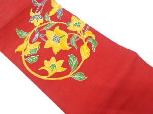 花唐草模様名古屋帯